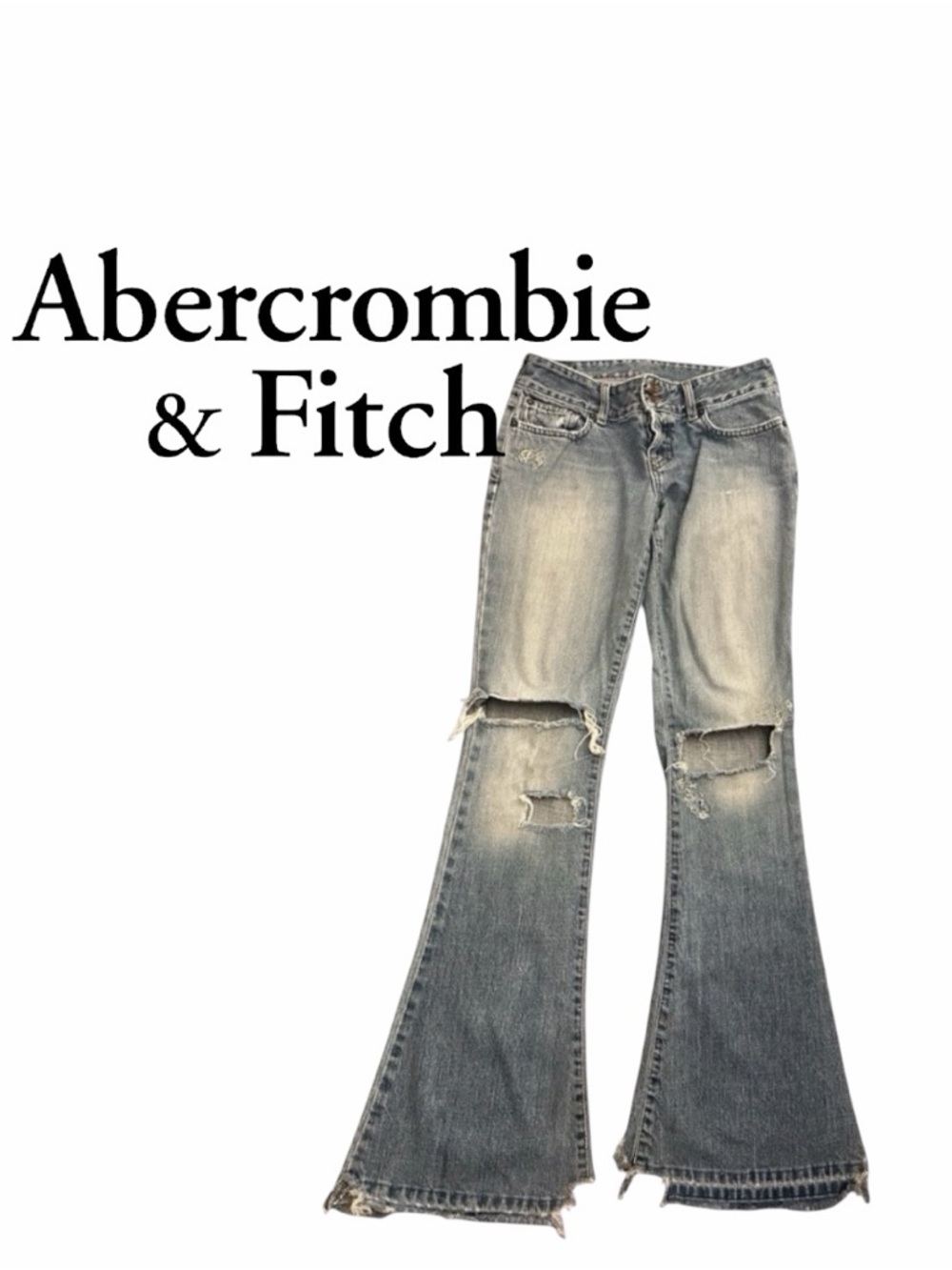 A&F | Distressed Jeans